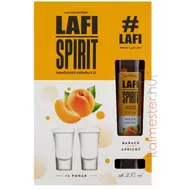 Lafi Spirit barack ízű likőr díszdobozban + 2 pohár 25% 0,5l