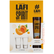 Lafi Spirit barack ízű likőr díszdobozban + 2 pohár 25% 0,5l