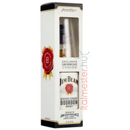 JIM BEAM BOURBON WHISKEY   0.7L   40% díszdobozban+pohár