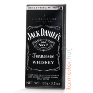 Jack Daniel's whiskey-vel töltött táblás csokoládé 100g