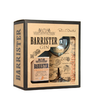 Díszdobozos Barrister Narancs Gin+pohár 0,7L 43%