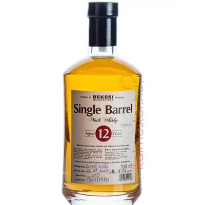 BÉKÉSI MANUFAKTÚRA WHISKY 0.7L    43%
