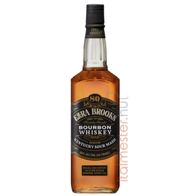 EZRA BROOKS BLACK WHISKEY 1l 40%