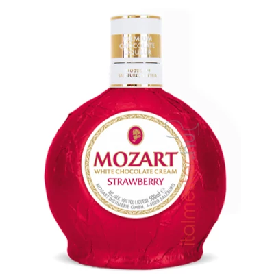 Mozart eper fehér csokoládé likőr 0,5l 17%