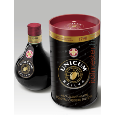 Zwack Unicum Szilva 0.5L díszdobozban 34,5%